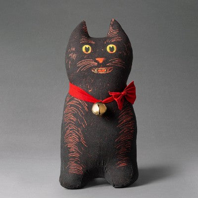 16"x8" Black Cat Novelty Plush Pillow - John Derian For Target