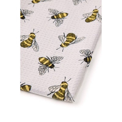 Geometry Kitchen Tea Towel Busy Bee