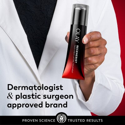 Olay Regenerist Lifting & Sculpting Face, Neck, Decollete Treatment, Triple Collagen Peptide with NAD+ - Fragrance-Free - 1.7 fl oz