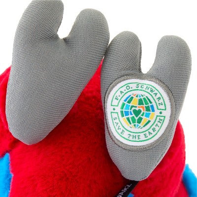 FAO Schwarz 10" Sustainable Parrot Plush