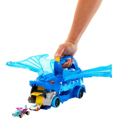 Hot Wheels City Ultimate Dragon Hauler Toy Vehicle Playset - 4pk