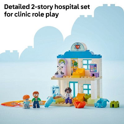 LEGO DUPLO Town First Time Visit with the Doctor Office Building Toy Playset 10449