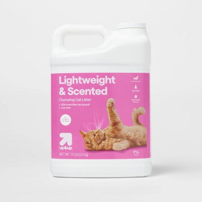 Lightweight Scented Clumping Cat Litter - 7.5lbs - up&up