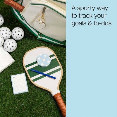 Noted by Post-it Sports Court 3"x4" List Note Blue Grid 100 sheets