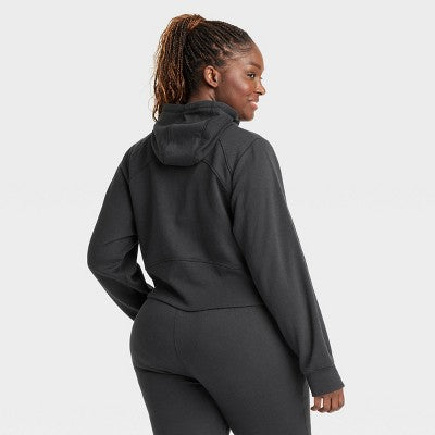 Women's Fleece Full Zip Hooded Sweatshirt XXL