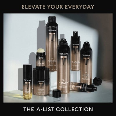 Tresemme A-List Collection Lacquer Shine Spray, Golden Vanilla & Sandalwood Scent - 5.3oz