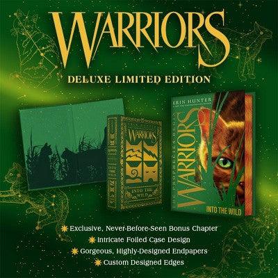 Warriors-The Prophecies Begin 1-Into the Wild - Deluxe Edition - by Erin Hunter (Hardcover) *ADD 3 TO YOUR CART & 1 IS FREE!*
