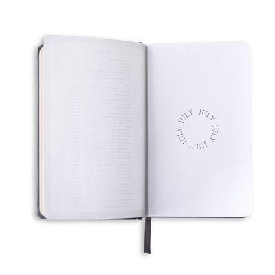 Wit & Delight 2024-25 Weekly/Monthly Academic Skinny Planner 7.875"x4.875" Black