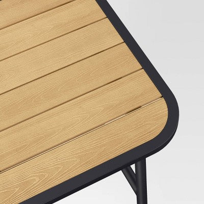 Picnic Rectangle Table Black - Room Essentials (LOCAL PICKUP ONLY)
