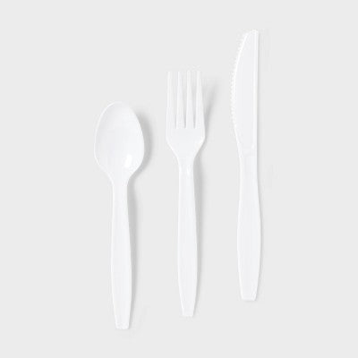 Plastic Forks, Spoons and Knives - 240ct - Dealworthy