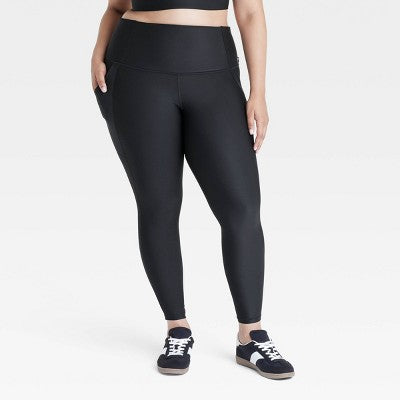 Women's Effortless Support High-Rise Pocketed 7/8 Leggings 3X