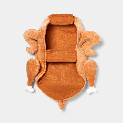 Turkey Full Body Halloween Dog Costume with Turkey Leg Toy - M - Boots & Barkley (LOCAL PICKUP ONLY)