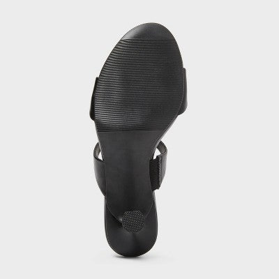 Women's Paige Heels with Memory Foam Insole - A New Day Black 5