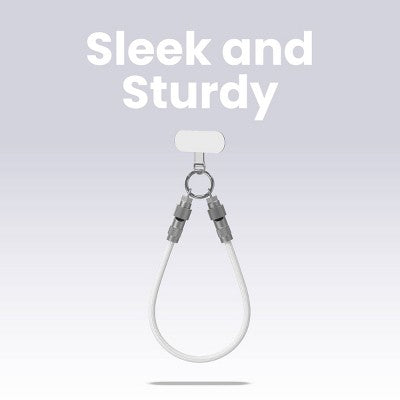 GEMS 12.6" Universal Phone Wristlet USB-C Cable - White
