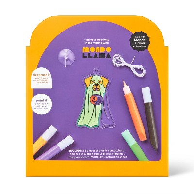 6ct Halloween Characters Suncatchers Craft Kit - Mondo Llama