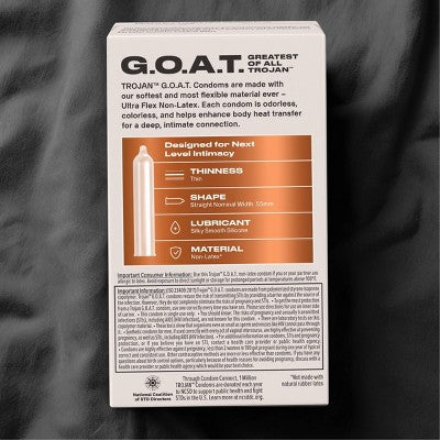 Trojan GOAT Non Latex Condoms - 10ct