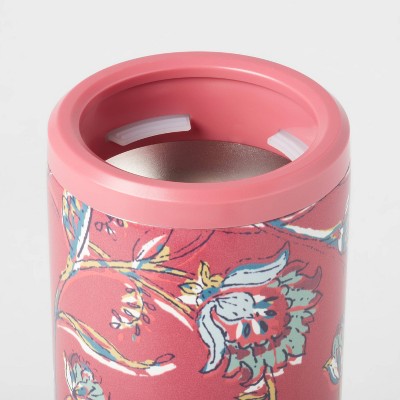 Stainless Steel Standard Can Cooler Pink - Threshold