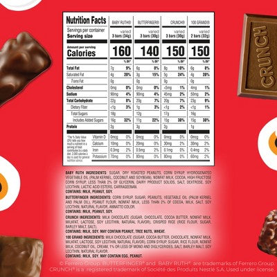 Halloween Butterfinger Assorted Chocolates Candy - 31.8oz/80ct