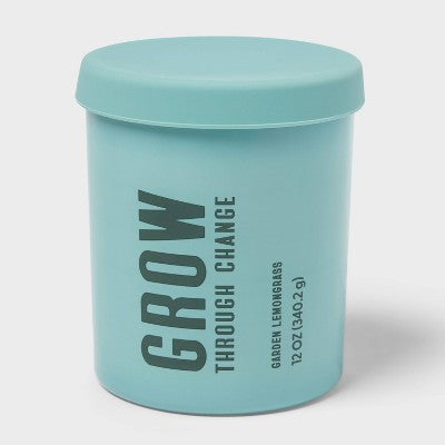 Grow Garden Lemongrass Jar Candle 12oz - Room Essentials