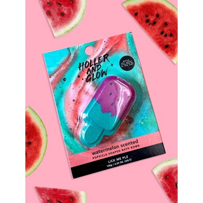 Holler and Glow Lick Me Plz Lolly Bath Bomb - 4.23oz