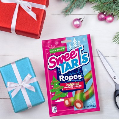 SweetTarts Christmas Ropes Candy - 3oz