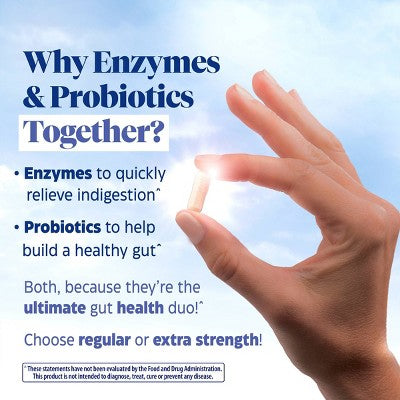 Enzymedica Digest Gold Enzymes and Probiotics Advanced Digestion Extra Strength Digestive and Gut Support Supplement Capsules - 45ct