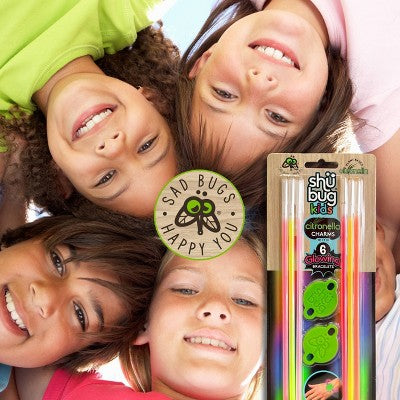 Shubug 6pk Kids Citronella Glow Bracelets