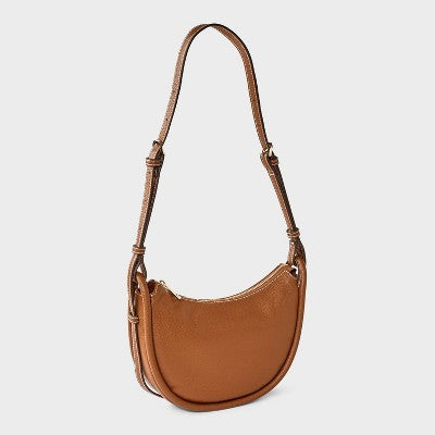 Bumper Crescent Shoulder Bag - A New Day Brown