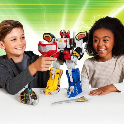Mighty Morphin Power Rangers Re-Ignition Mastodon Dinozord Combinable Action Figure with Mega Power Sword