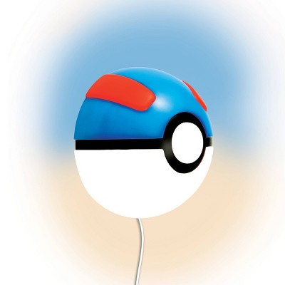 Pokemon Poke Ball Great Ball 3D Wall Light