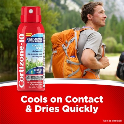 Cortizone-10 Fast Acting Cooling Anti-Itch Spray - Hydrocortisone - 2.7oz
