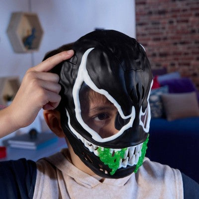 Marvel Spider-Man Venom vs Venum Glow-In-The-Dark Mask, Halloween Costume