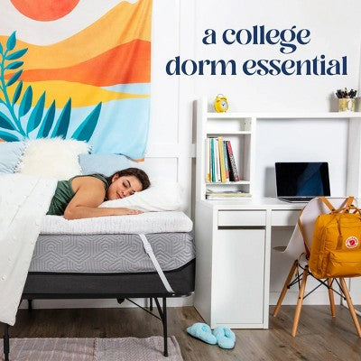 Mattress Topper - 3 Inch - Breathable Memory Foam - Select High Density by Viscosoft Twin XL (LOCAL PICKUP ONLY)