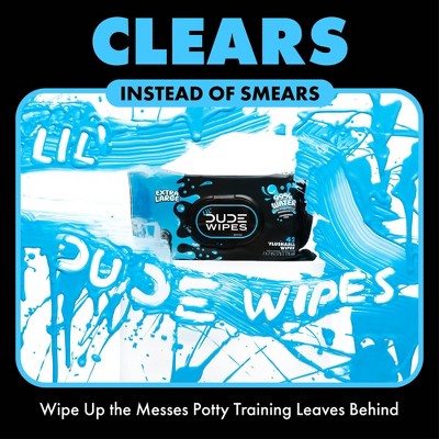 DUDE Wipes LiL' DUDE 99% Water Flushable Wipes for Kids, Unscented, Extra Large for Potty Training - 126ct