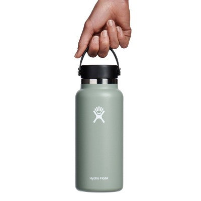 Hydro Flask 32oz Wide Mouth Bottle - Agave: Vacuum-Insulated, BPA-Free, Leakproof