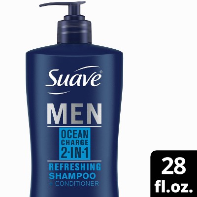 Suave Men 2-in-1 Shampoo + Conditioner Ocean Charge - 28 fl oz