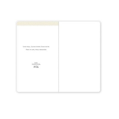 Blue Sky Day Designer 2026-2027 Monthly Planning Calendar 3.625"x6.125" Marjorie Floral Clear