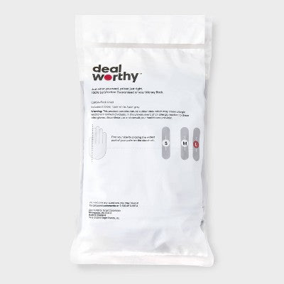 Reusable Latex Gloves - Large - 2ct - Dealworthy: Multipurpose, Multi-Surface