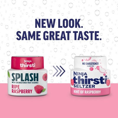 Ninja Thirsti SELTZER Raspberry Flavored Water Drops