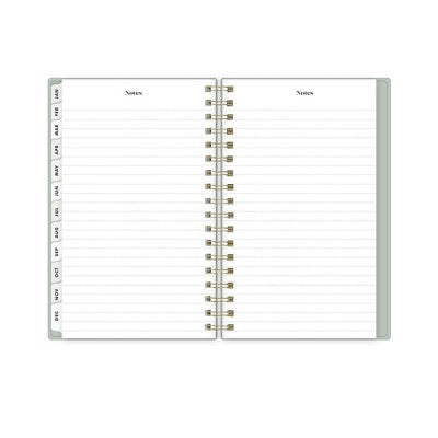 The Everygirl Planner 2025 Weekly/Monthly Planner 6.3"x4.33" Wirebound Solid Soft Sage: Adult Stationery, Calendar, Tabs