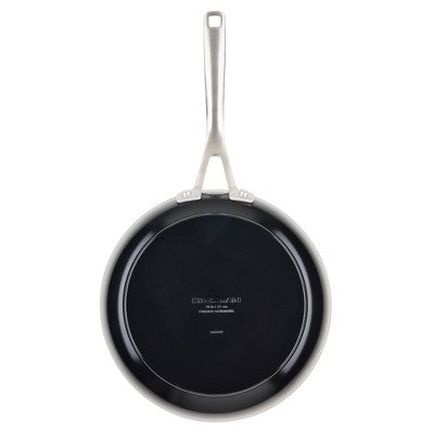 KitchenAid 9pc Ceramic Forged Aluminum Nonstick Cookware Set Onyx Black: Dishwasher-Safe, Glass Lids, Gas & Electric Compatible (LOCAL PICKUP ONLY)