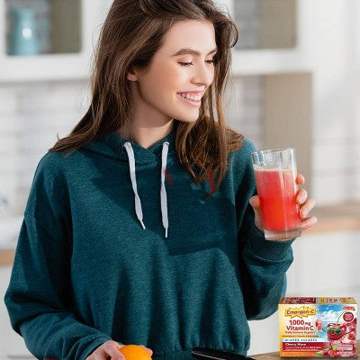 Emergen-C Winter Escapes Vitamin Powder - Cherry Wave - 30ct