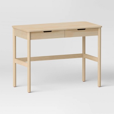 Scandi Desk with Drawers Natural - Room Essentials (LOCAL PICKUP ONLY)