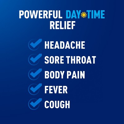 Mucinex Maximum Strength FAST-MAX Daytime & Nighttime - Cold & Flu Caplets - 40ct: Cough Suppressant, Pain Relief
