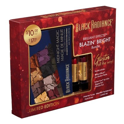 Black Radiance Brilliant Effects Blazin' Bright Cosmetic Bundle Gift Set - 3ct