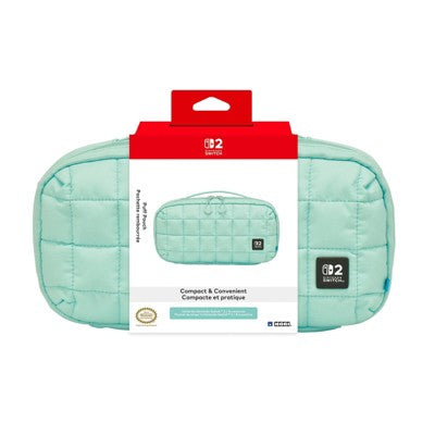 HORI Puff Pouch (Cozy Green) for Nintendo Switch 2