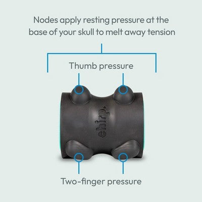 Chirp Wheel XR 4" Back Stretcher: Upper Body Muscle Relief, 500 lb Capacity