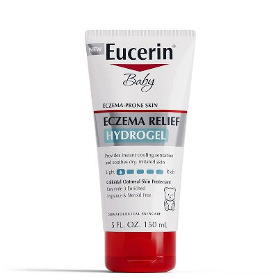 Eucerin Baby Eczema Relief Hydrogel Lightweight Soothing Treatment for Dry Skin, 5 oz