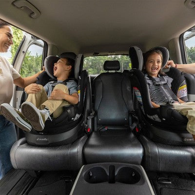 Evenflo Revolve 360 Slim 2-in-1 Rotational Convertible Car Seat - Canton Black (LOCAL PICKUP ONLY)