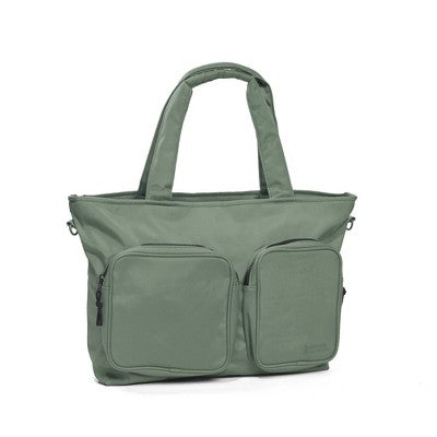 Altitude 19" Tote Bag with Laptop Pocket and Adjustable Shoulder Strap - Sage Green